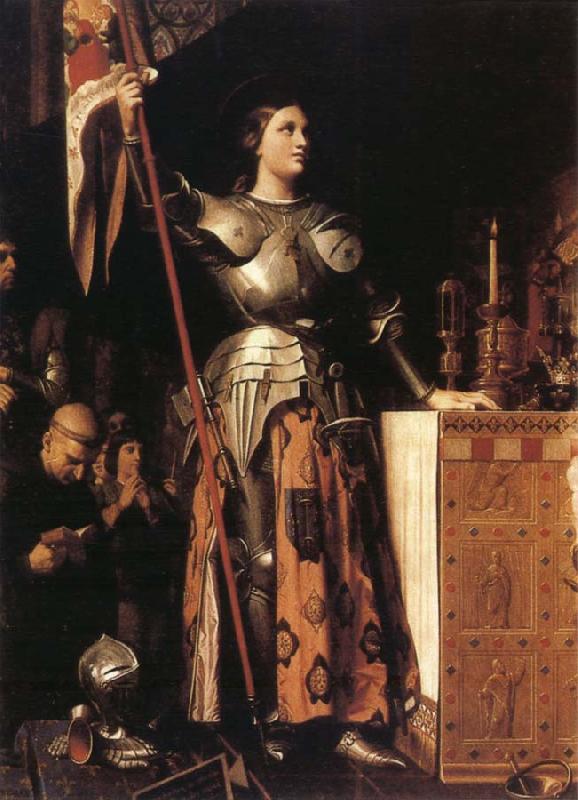 Jean-Auguste Dominique Ingres Joan of Arc at the Coronation of Charles VII in Reims oil painting picture